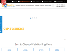 Tablet Screenshot of go4hosting.com
